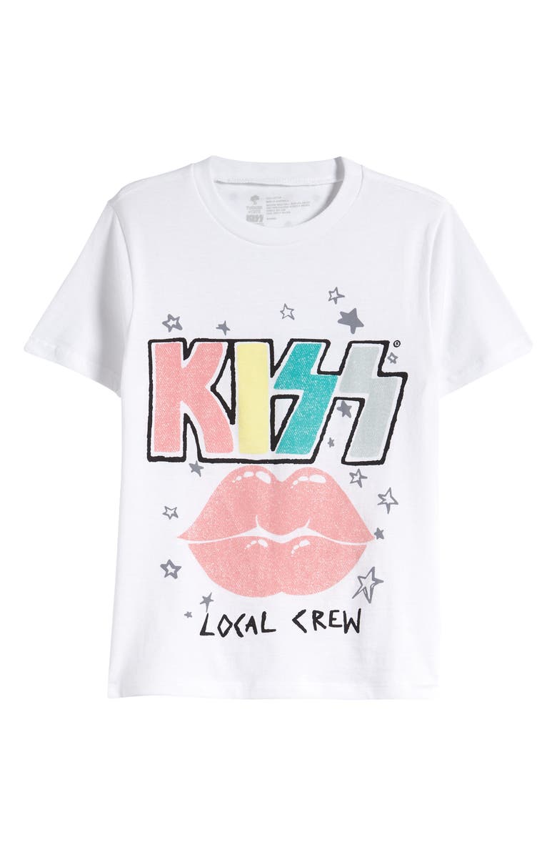 Tucker + Tate Kids' Kiss Graphic T-Shirt, Main, color, 