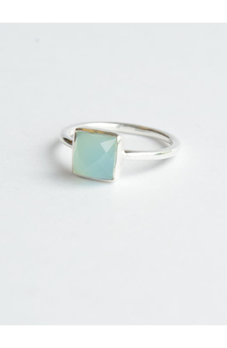 Fair Anita Sultry Sea Ring in Chalcedony, Alternate, color, Silver - 6