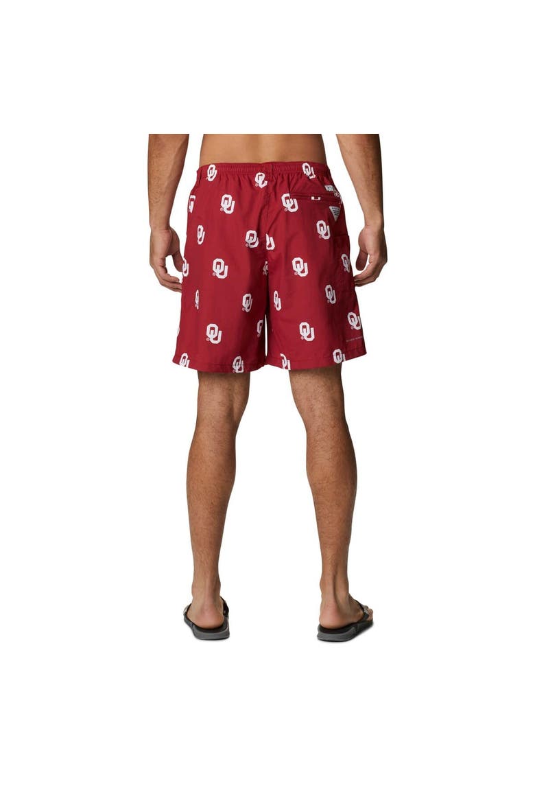 Men's Columbia Crimson Oklahoma Sooners Backcast III Printed Short, Alternate, color, Crimson