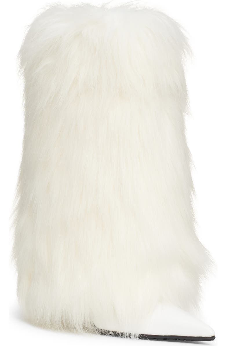 Dolce&Gabbana Faux Fur Knee High Boot, Main, color,