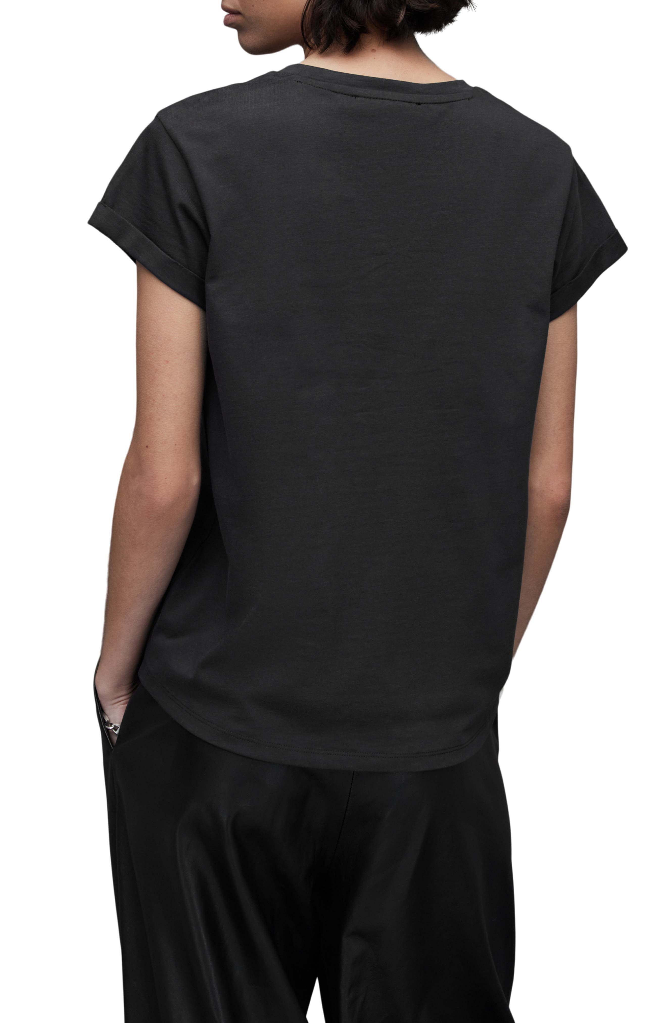 AllSaints Trinity Anna Logo Graphic T-Shirt (Women) | Nordstromrack