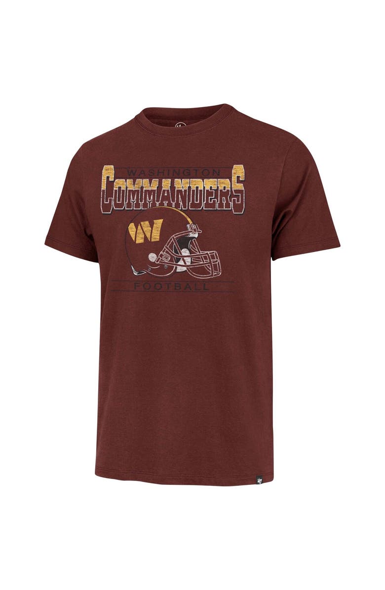 '47 Men's '47 Burgundy Washington Commanders Time Lock Franklin T-Shirt, Alternate, color, 