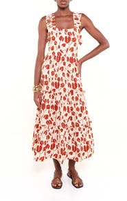 The Lulo Project The New Sunset Print Sleeveless Maxi Dress