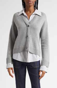 Megan Mixed Media Pullover Sweater