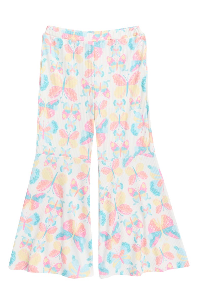 Peek Aren't You Curious Kids' Butterfly Flare Pants, Main, color, 