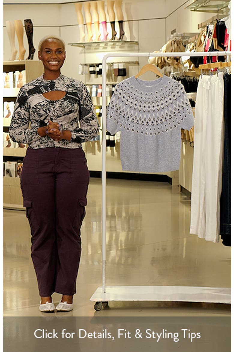 Fair Isle Short Sleeve Sweater video