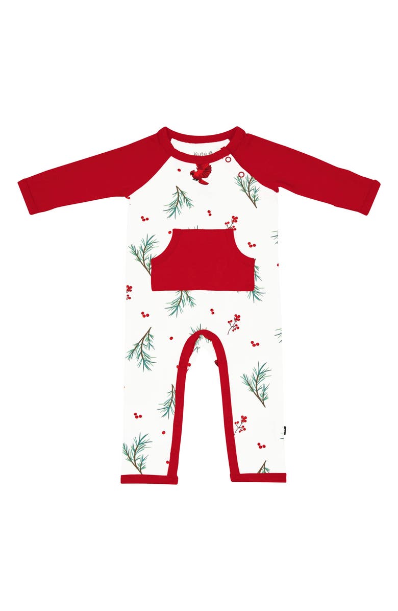 Kyte BABY Kids' Winterberry Romper, Main, color, Winterberry