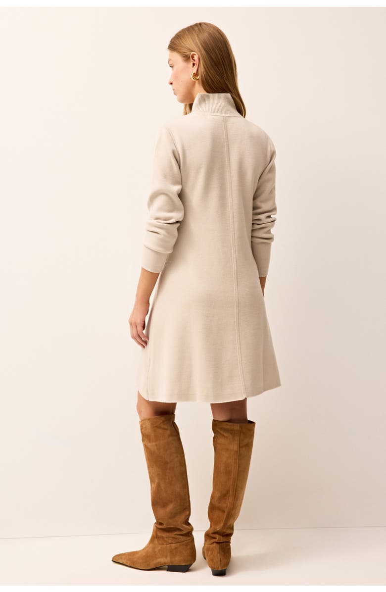 Marie Oliver Brantley Dress, Alternate, color, Antarctica