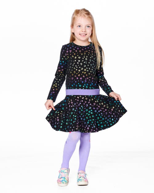 Deux Par Deux Jersey Dress In Black