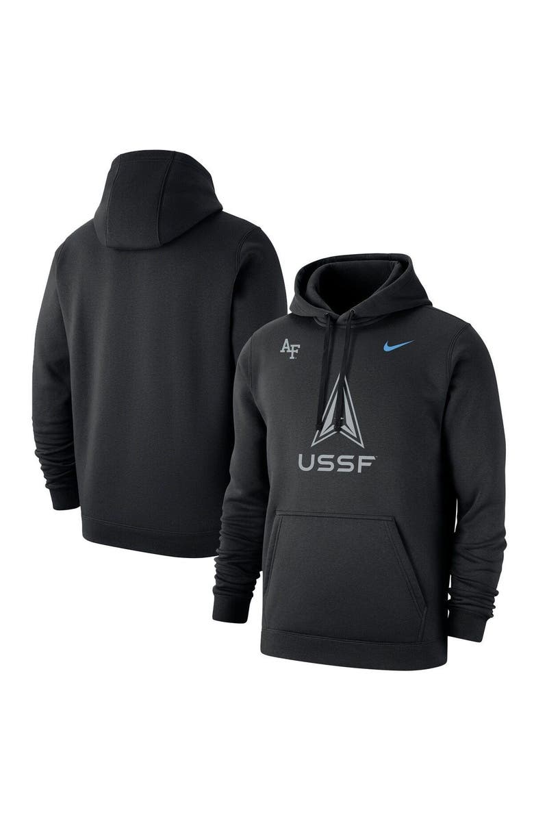 Nike Men's Nike Black Air Force Falcons Space Force Rivalry Fleece Pullover Hoodie, Main, color, 