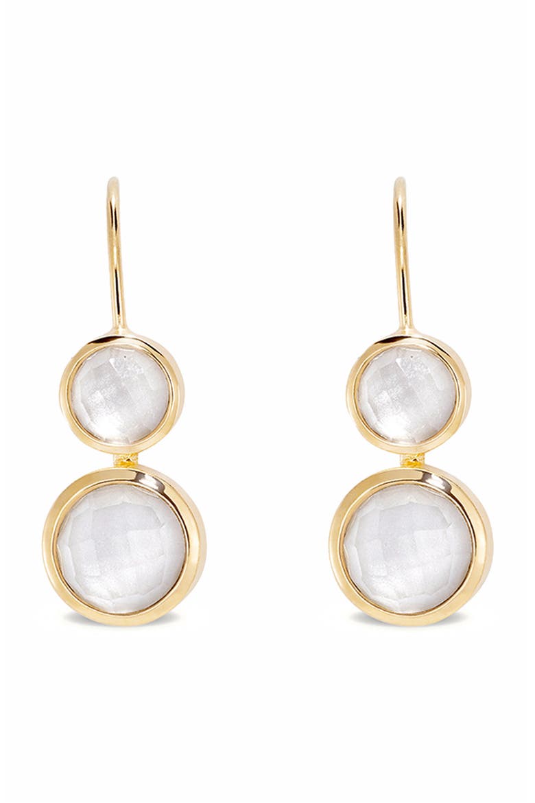 Monterey Droplet Earrings, Alternate, color, IRIDESCENT PEARL/ GOLD