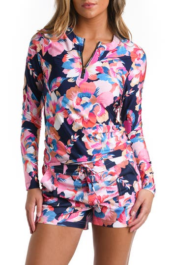 LA BLANCA LA BLANCA HALF ZIP RASHGUARD