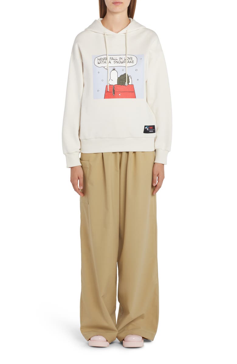Moncler x Peanuts<sup>®</sup> Snoopy Snowflake Graphic Hoodie, Alternate, color,