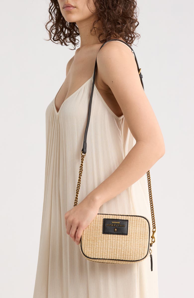 Kurt Geiger London Chiswick Raffia Camera Bag, Alternate, color,