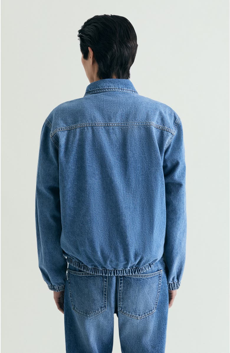 Scalpers Denim Bomber Jacket, Alternate, color, Denim