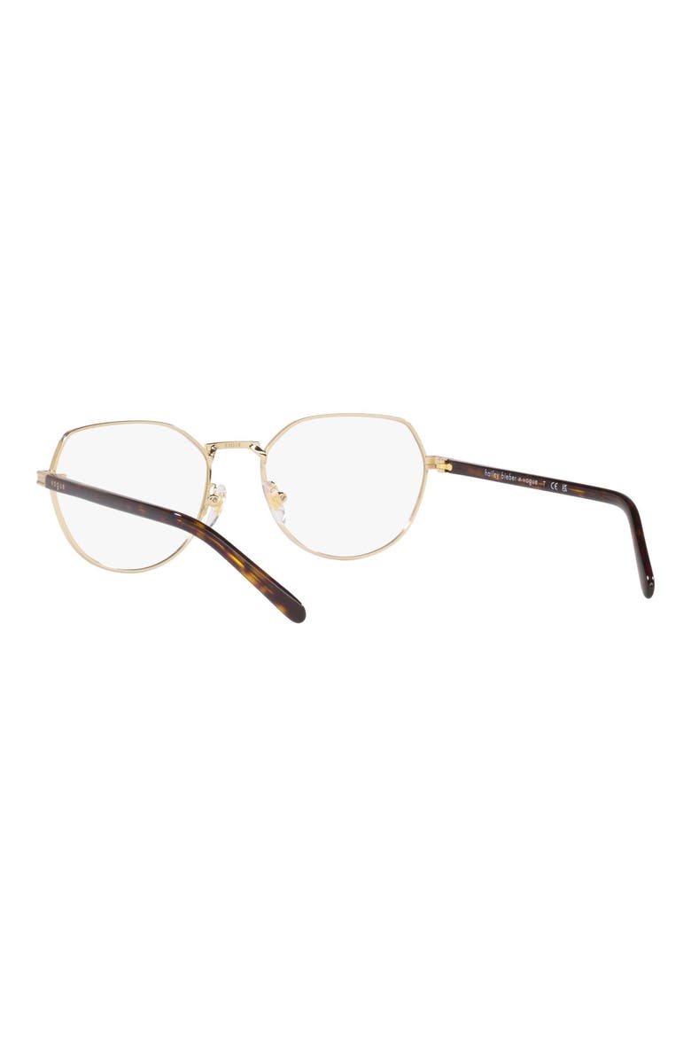 51mm Round Reading Glasses, Alternate, color, PALE GOLD