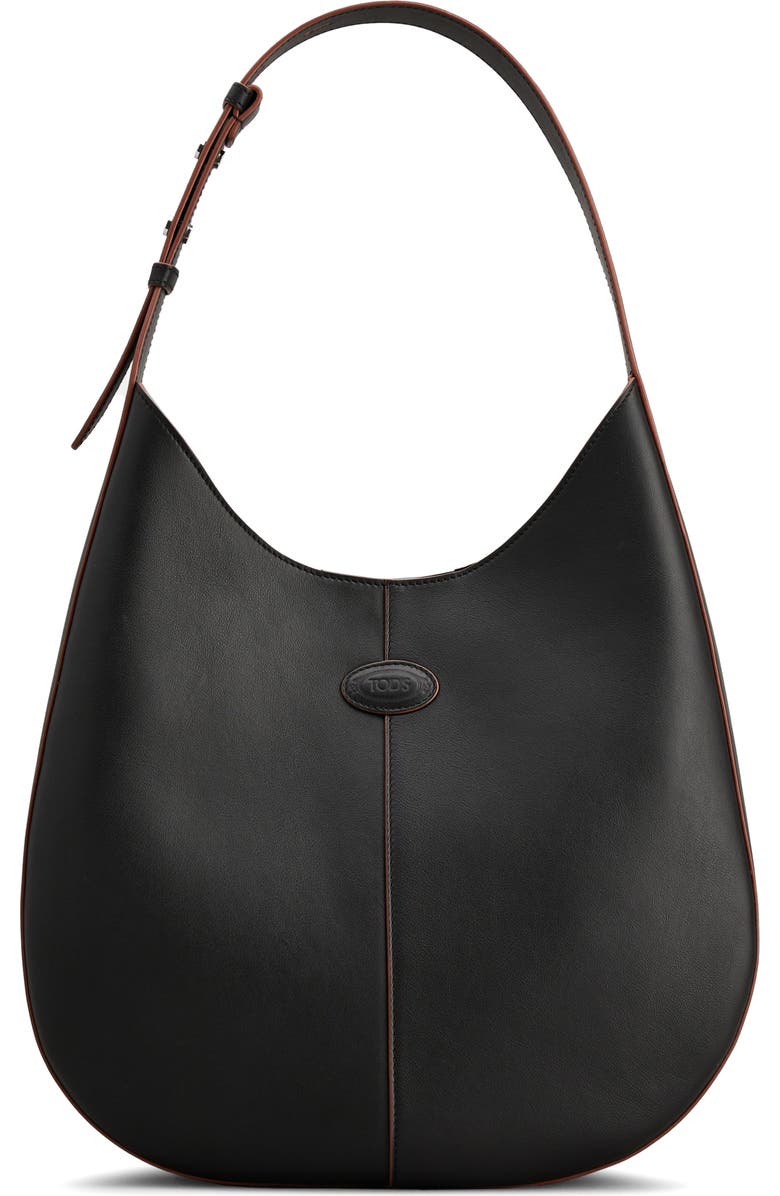 Tod's Medium Di Bag Leather Hobo Bag, Main, color,