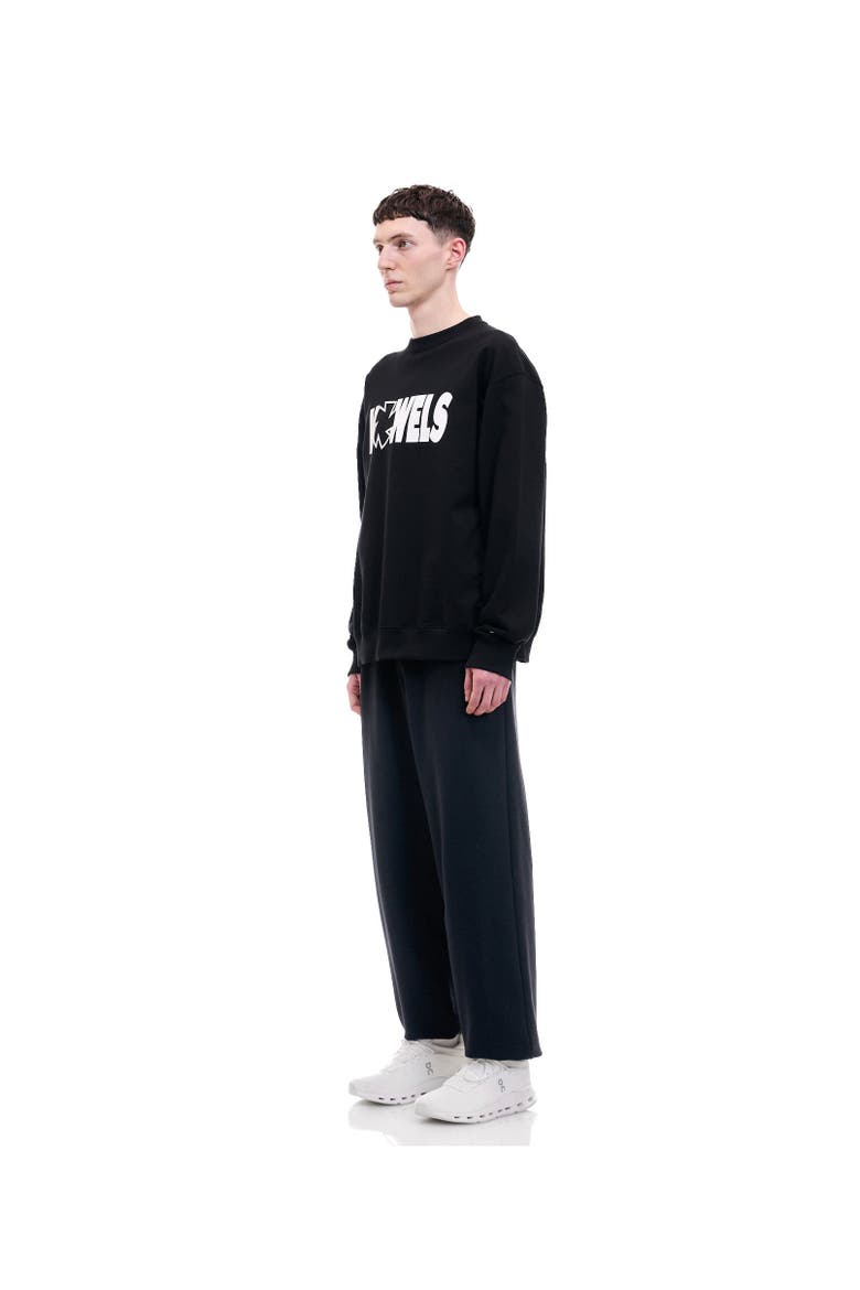 Icon Spell Out Crewneck, Alternate, color, Black