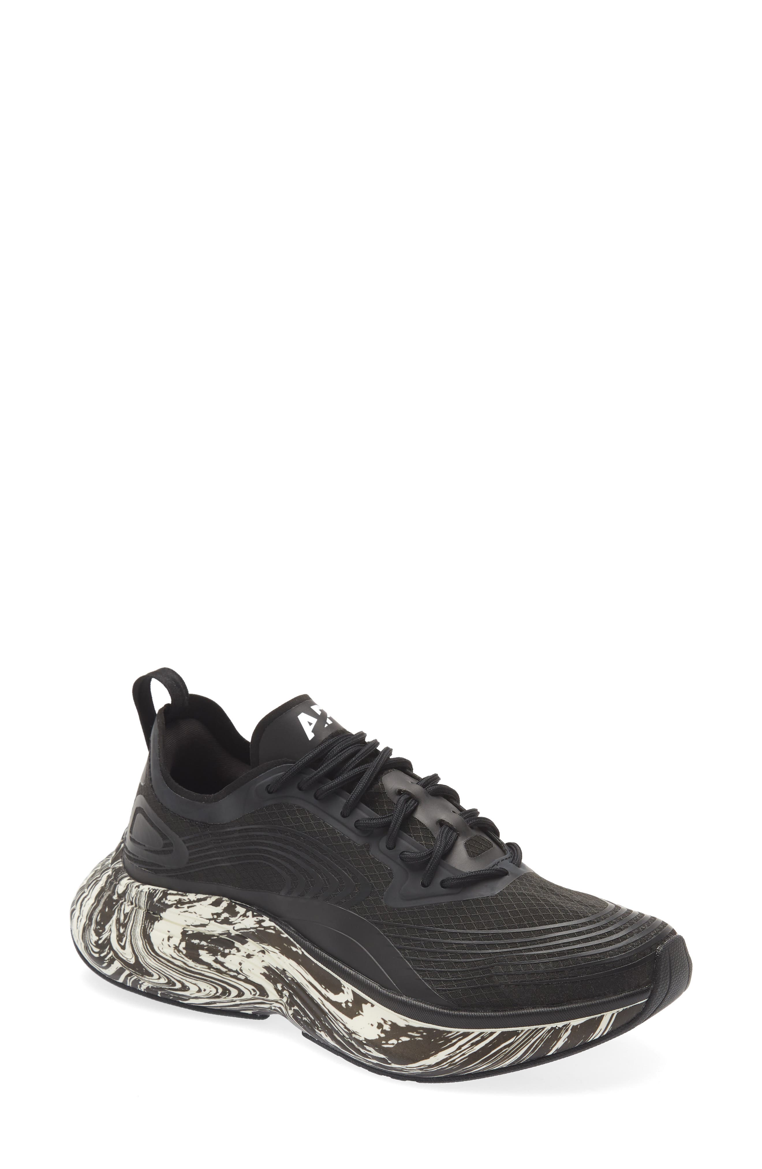Streamline Running Shoe, Main, color, BLACK / WHITE / MARBLE