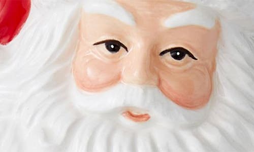 Spode Christmas Tree Santa Cookie Jar In Green