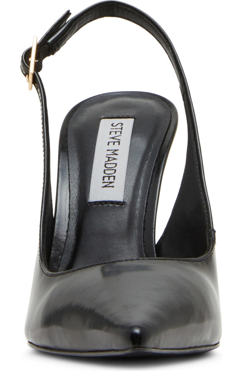 Steve Madden Blare Slingback Pointed Toe Pump, Alternate, color, Black Box