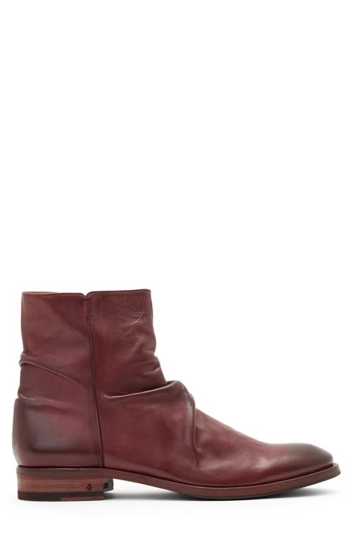 John Varvatos Morrison Sharpei Boot In Burgundy