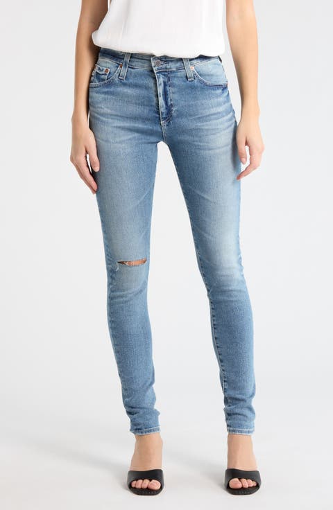 The Farrah Mid Rise Skinny Jeans