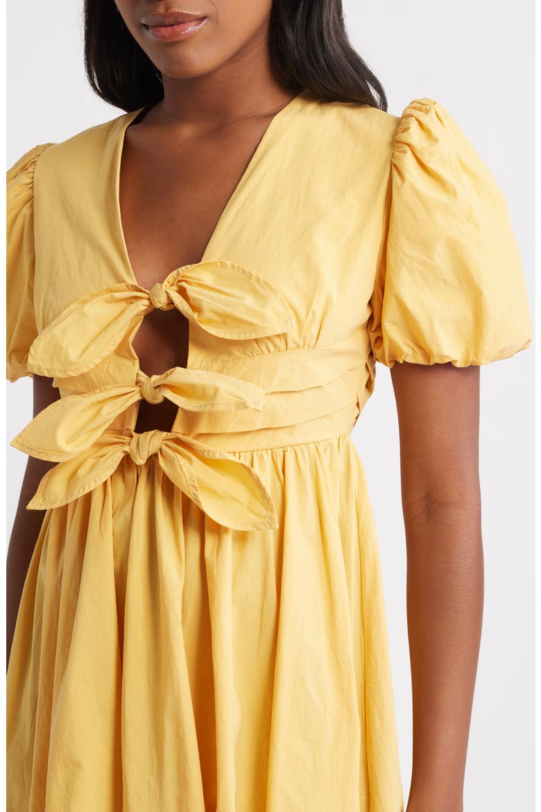Serenade Minidress, Alternate, color, YELLOW