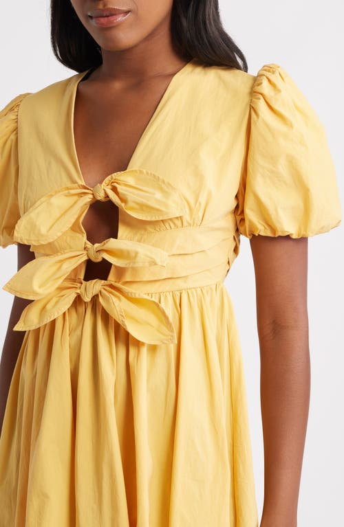 Sister Jane Serenade Minidress In Yellow