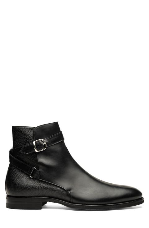 Jodphur Buckle Strap Boot (Men)