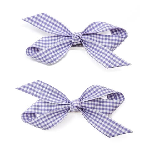 2pc Bow Clip Set