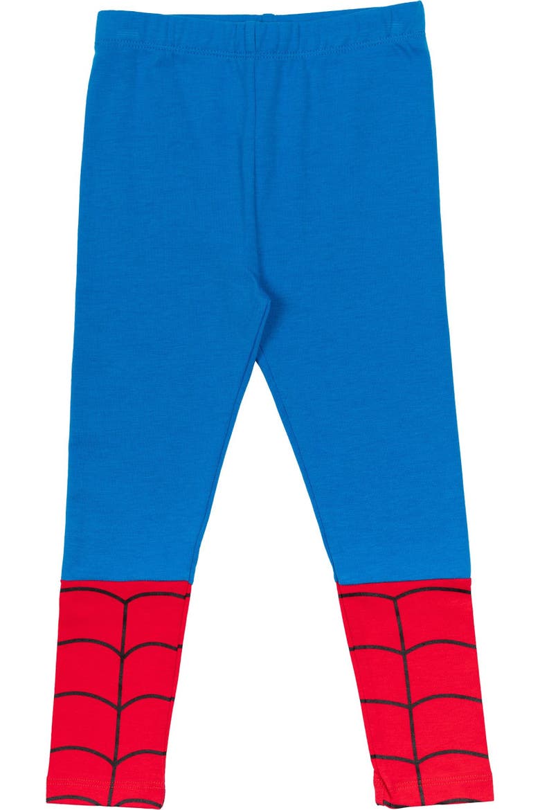 Spider-Man Hooded Tee and Leggings Set, Alternate, color, Red Blue Spider Man