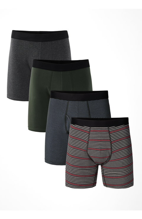 Everyday Extended Boxer Brief 4-pack Made With Organic Cotton