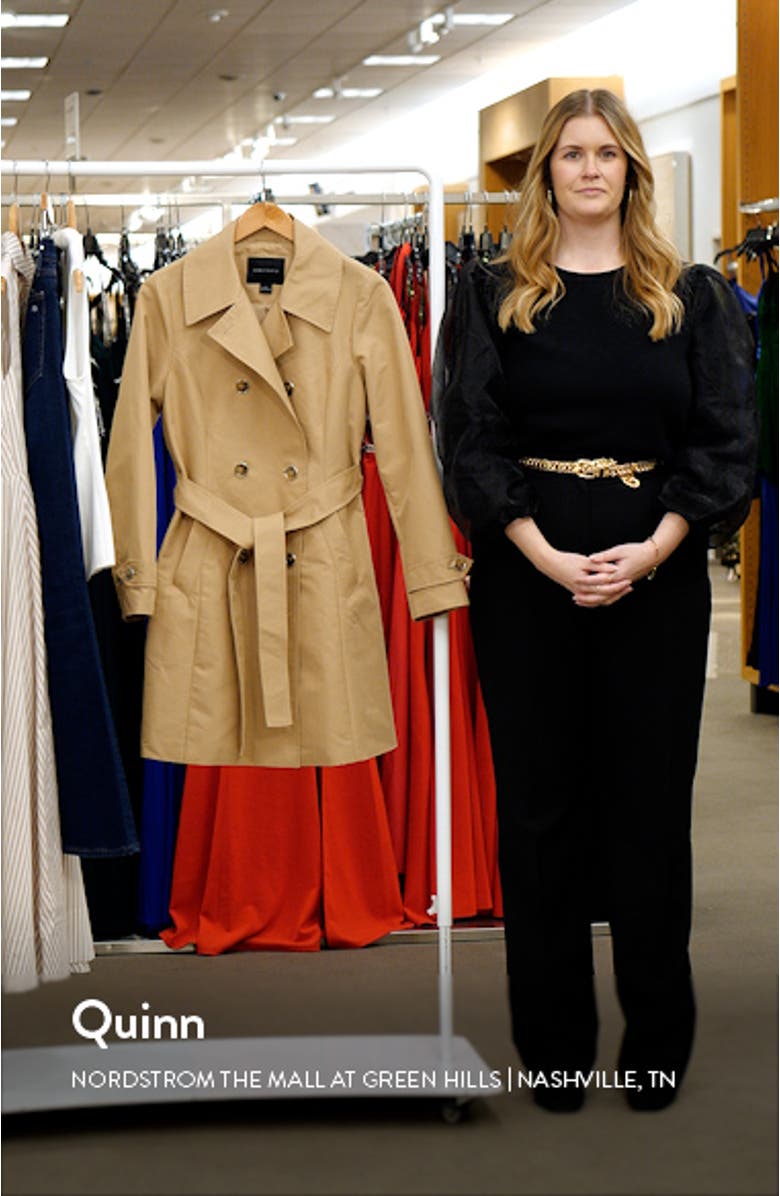 Double Breasted Trench Coat, sales video thumbnail