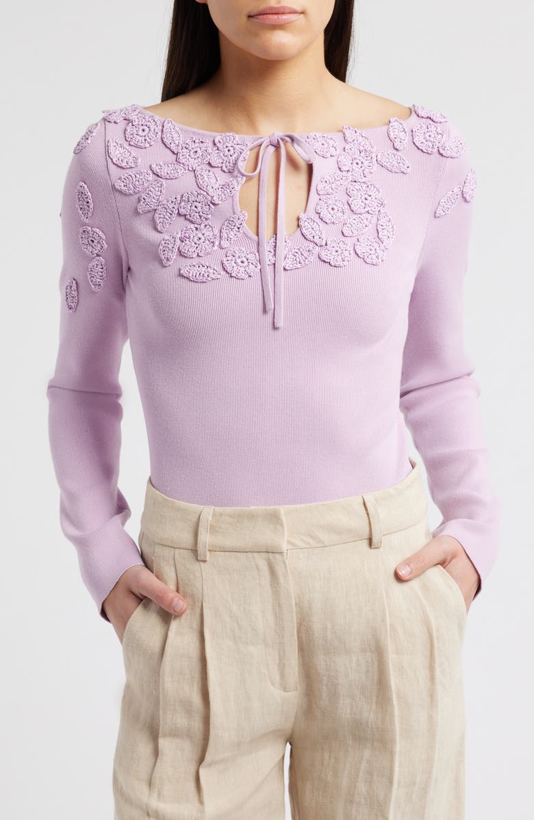 Cult Gaia Livie Top, Main, color, Sweet Pea