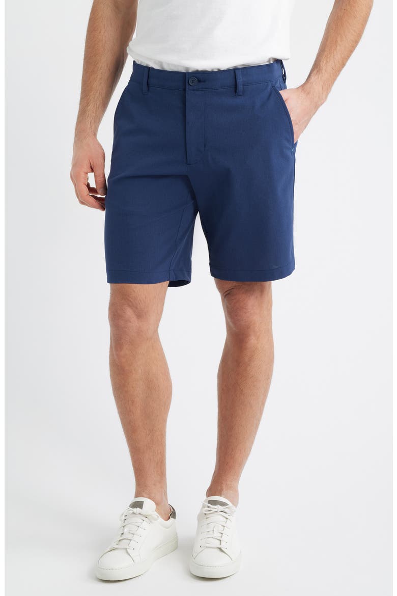 Bahama Coast Flat Front Shorts, Main, color, OCEAN DEEP