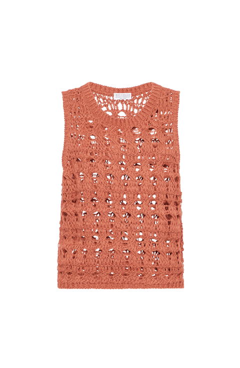 【★エレガント★】Brunello Cucinelli ☆ ウール ベスト Brunello Cucinelli // Cashmere Knit Top – VSP Consignment