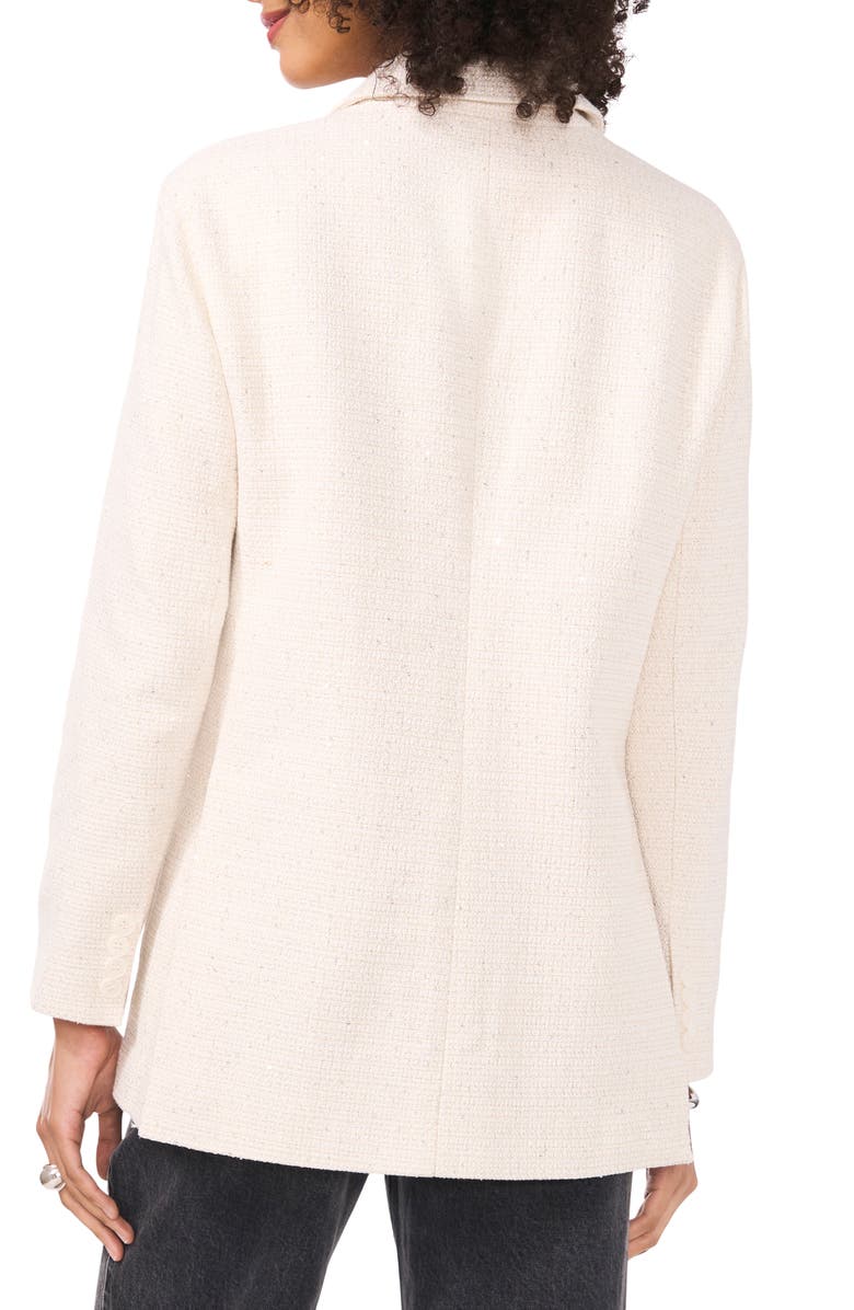 Vince Camuto Metallic Two-Button Blazer, Alternate, color, 