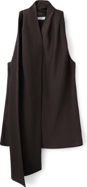 MANGO Scarf Crinkle Satin Top