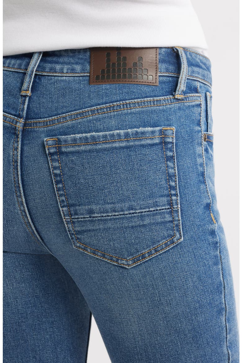 Eiffel Flare Jeans, Alternate, color, VINTAGE CREASE WASH