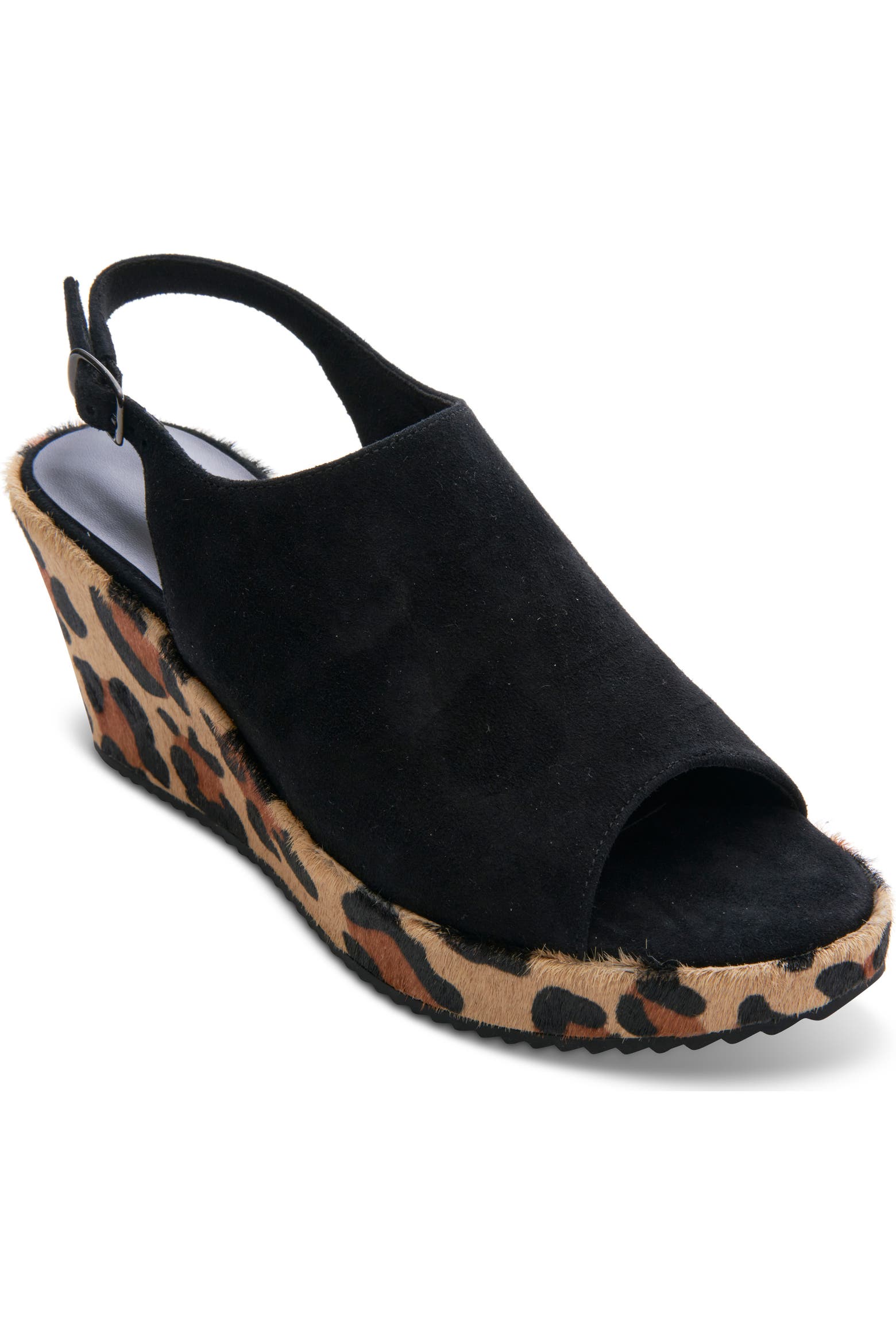 Box Insert Wedge VANELI Liza Genuine Calf Hair Wedge Sandal (Women) | Nordstromrack