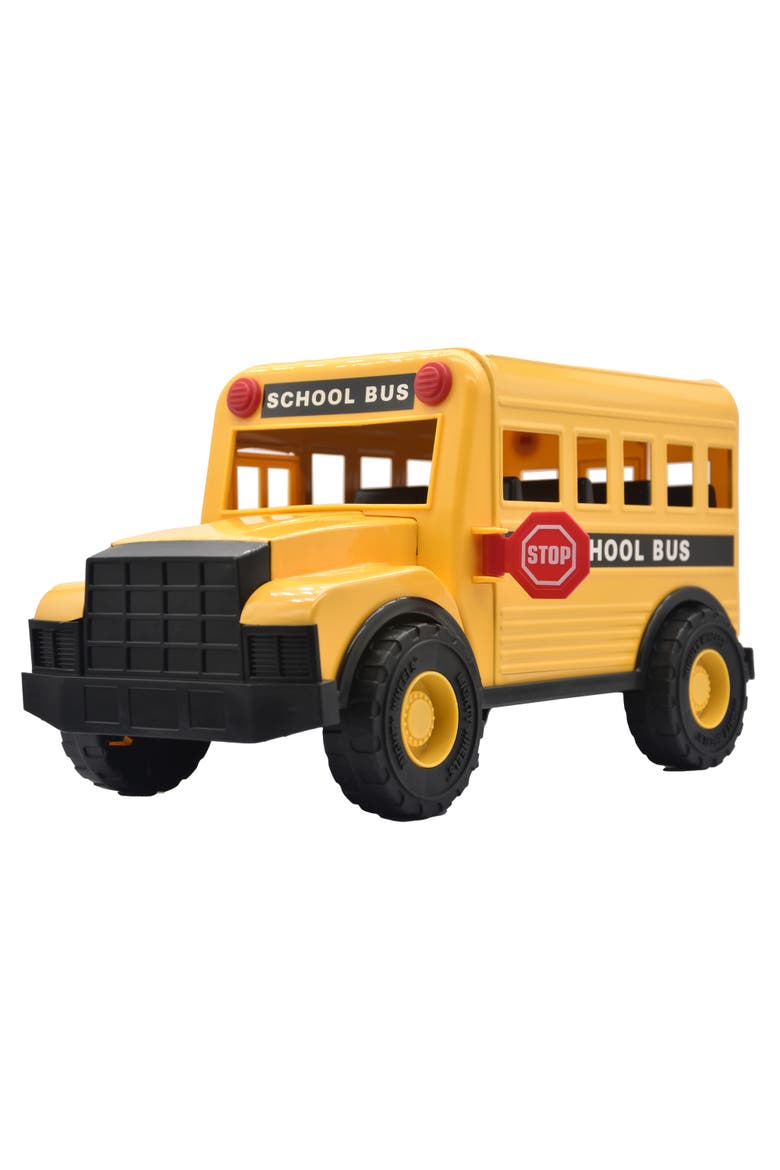 16" Mighty School Bus Yellow, Alternate, color, Multicolored