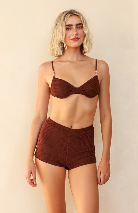 Farrah Elastic Waist Booty Short