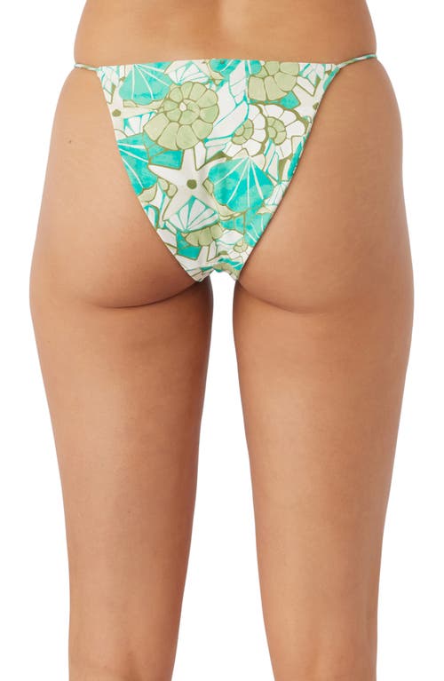 O'NEILL O'NEILL SHELL ABSTRACT REDONDO REVERSIBLE BIKINI BOTTOMS 