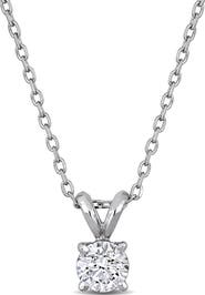 Julianna B. 1/2 CTW Lab-Grown Diamond Solitaire Necklace Platinum