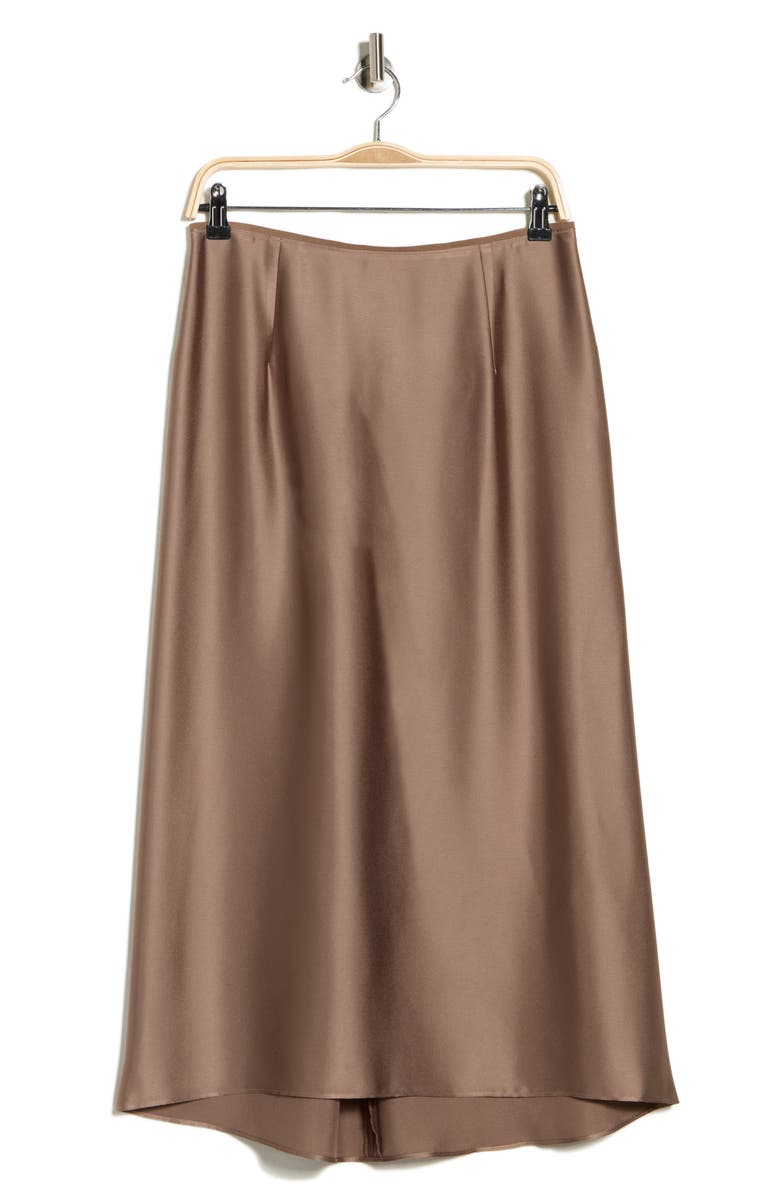 Vince Satin Slip Skirt, Alternate, color, Desert Wind
