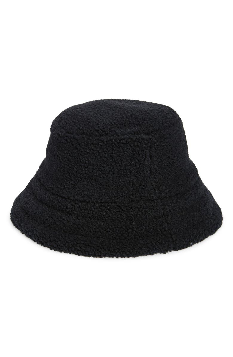 UGG<sup>®</sup> UGGfluff Reversible Faux Fur Bucket Hat, Alternate, color,