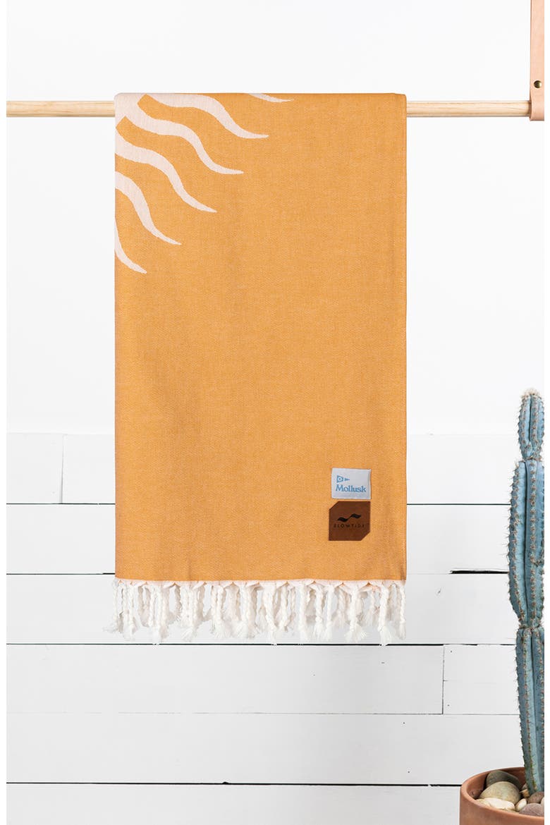Sol Oversize Beach Blanket, Alternate, color, RUST/COPPER