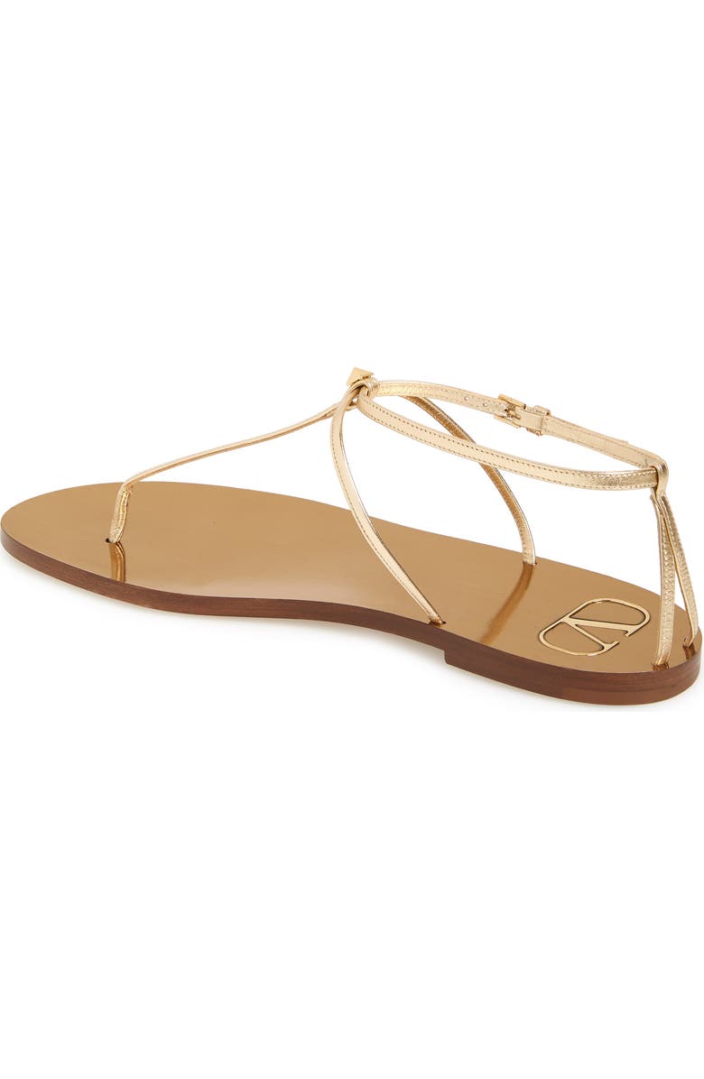 Valentino Garavani Rockstud T-Strap Sandal, Alternate, color,