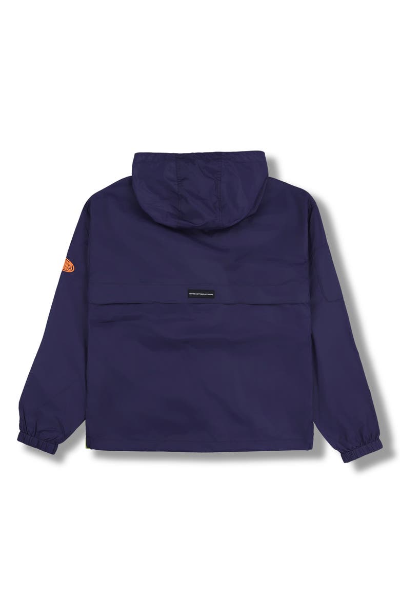PLEASURES Spirit Hooded Nylon Windbreaker, Alternate, color, Purple